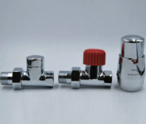 Комплект подкл. радиатора прямой 1/2"х1/2" Vario ROYAL хром 