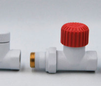 Комплект подкл. радиатора прямой 1/2"х1/2" Vario ROYAL  белый матовый