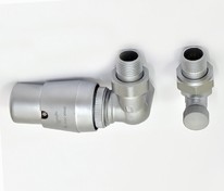 Комплект подкл. радиатора термостатический 1/2"х1/2" MASTER осевой  правый   золотой