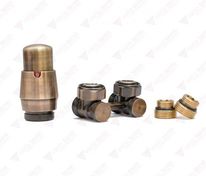 Комплект радиаторный прямой 3/4"-3/4" Premium Eleganckie античная латунь