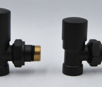 Комплект угловой Swing 1/2"х1/2" Черный структурный