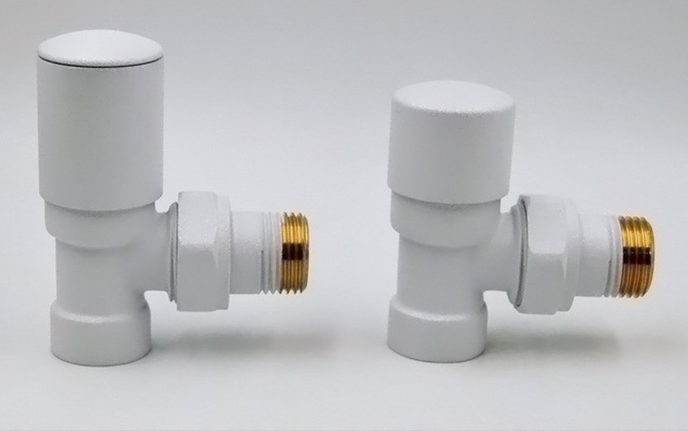 Комплект угловой Swing 1/2"х1/2" Белый структурный