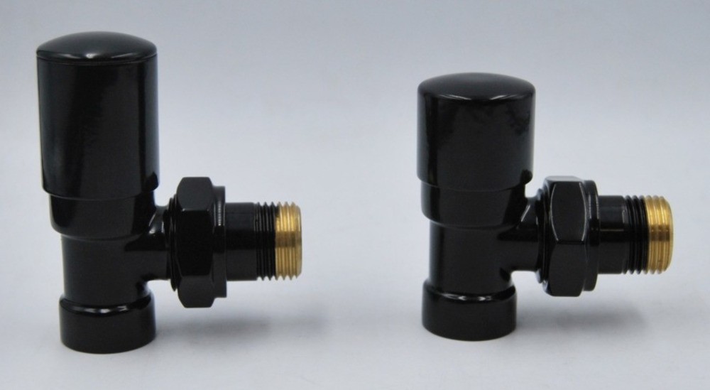 Комплект угловой Swing 1/2"х1/2" Черный матовый