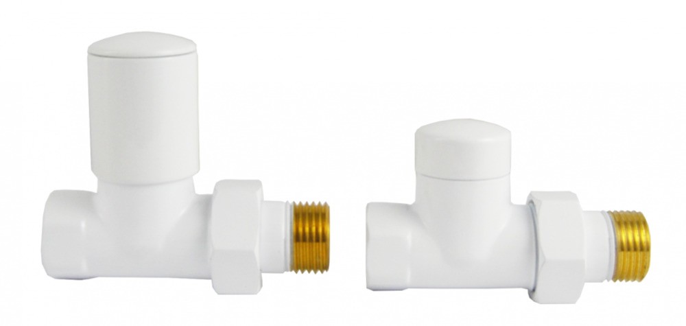 Комплект прямой Swing 1/2"х1/2" Белый глянец