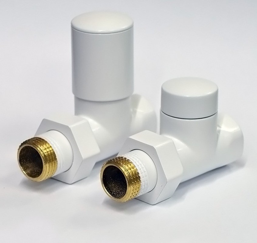 Комплект прямой Swing 1/2"х1/2" Белый глянец