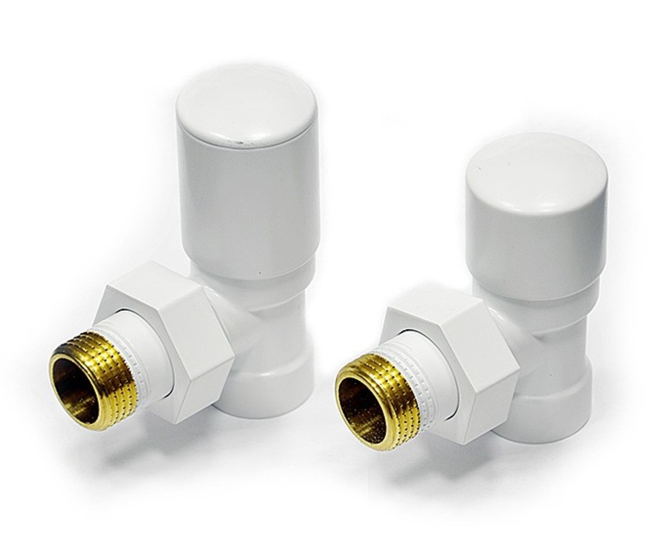 Комплект угловой Swing 1/2"х1/2" Белый матовый