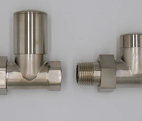 Комплект прямой Swing 1/2"х1/2" Никель шлифованный