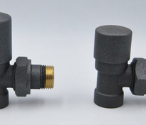 Комплект угловой Swing 1/2"х1/2" Графит структурный