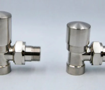 Комплект угловой Swing 1/2"-1/2" Никель шлифованный